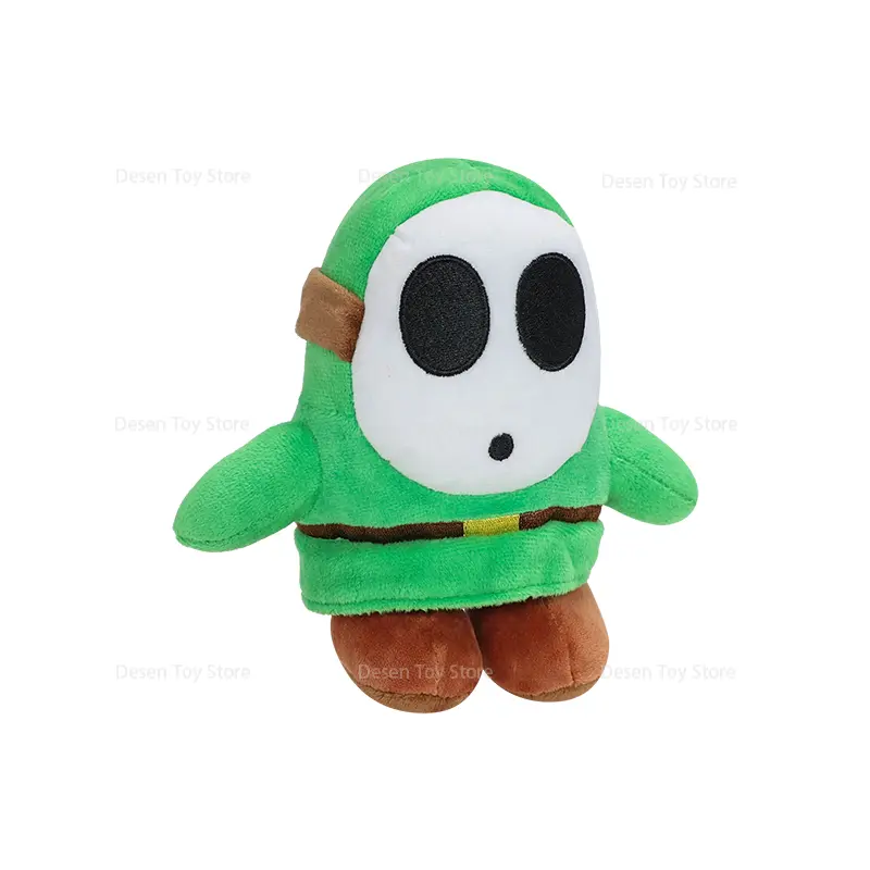 New 3 Styles Mario Plush Yellow Shy Guy Blue Green Stuffed Toys Anime Doll Plushie Best Gifts for Children Kids Birthday