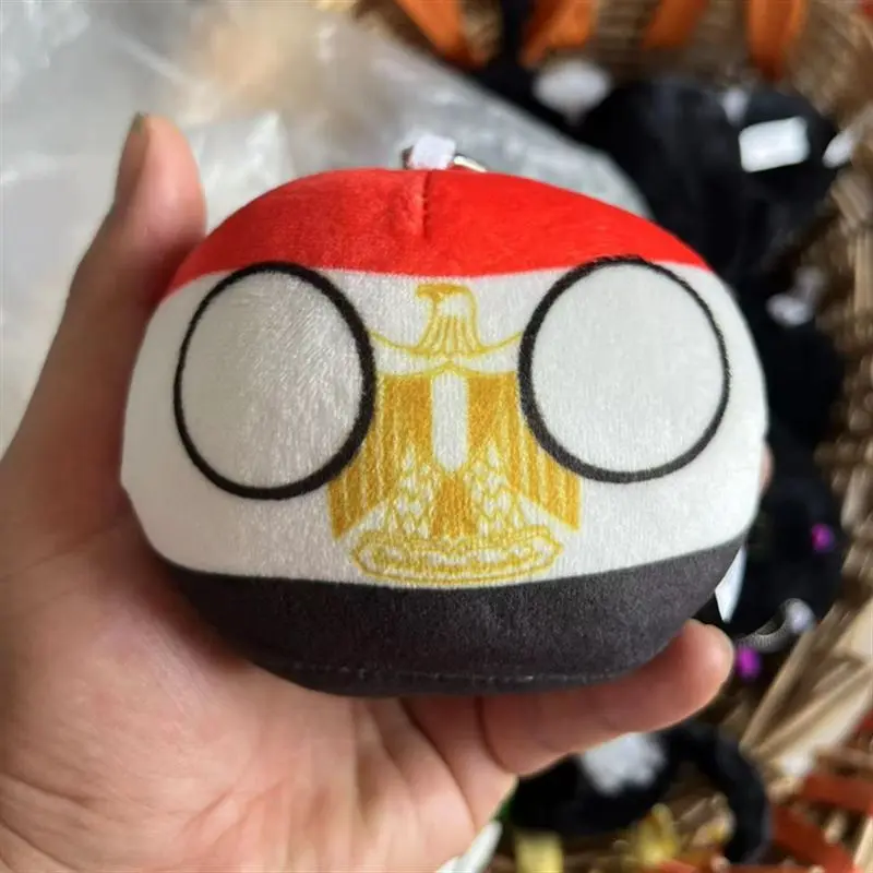 10cm Country Ball 70 styles Plush Toys Polandball Pendant Country Balls Countryball Stuffed Doll Toy Halloween Gifts for Kids