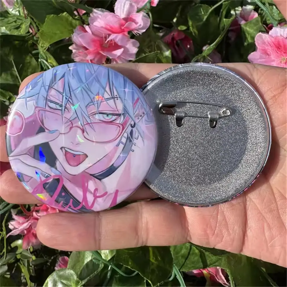 2pcs/set ALIEN STAGE Brooches Game Alien Stage Till Ivan Cosplay Badge Pin Tinplate Brooches Accessories Prop