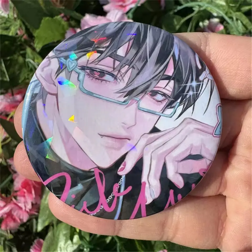 2pcs/set ALIEN STAGE Brooches Game Alien Stage Till Ivan Cosplay Badge Pin Tinplate Brooches Accessories Prop