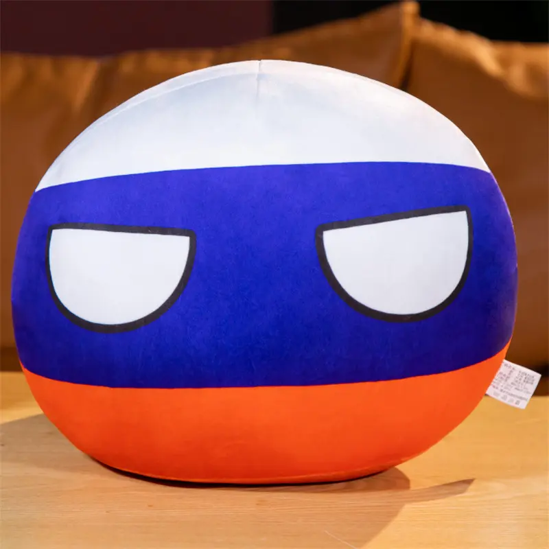 10cm 67 Styles Country Ball Plush Toy Polandball Pendant Country Flag Ball Gifts for Children Argentina Countryball Stuffed Doll