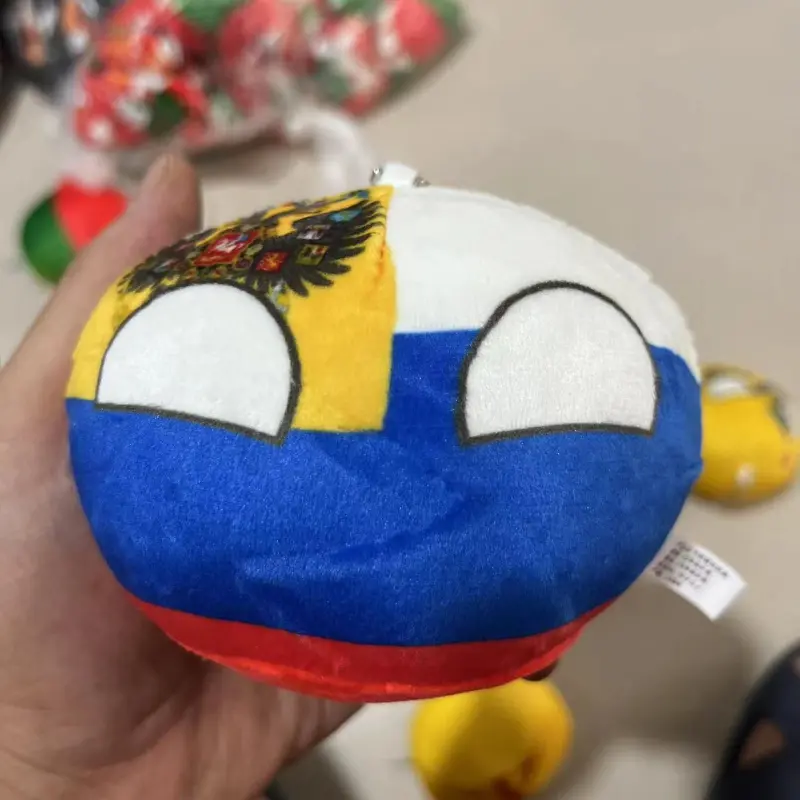 66 styles 10cm Country Ball Plush Toys Polandball Pendant Country Balls Countryball Stuffed Doll Children's Day Gift for Kids