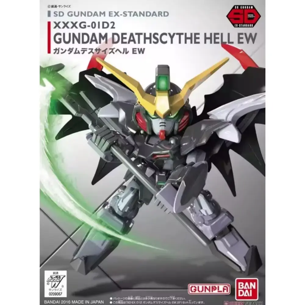 Bandai SD Gundam Deathscythe Model Kit Anime Figure 012 Assembled Model  Robot Action Toy Figure Ornaments Figure Toys