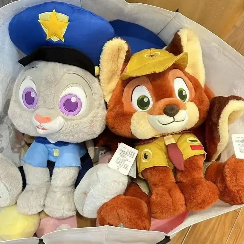 Disney Zootopia Kawaii Judith Nick Plush Toy Cartoon Character Fox Rabbit Animal Giving Girlfriend Christmas Gift