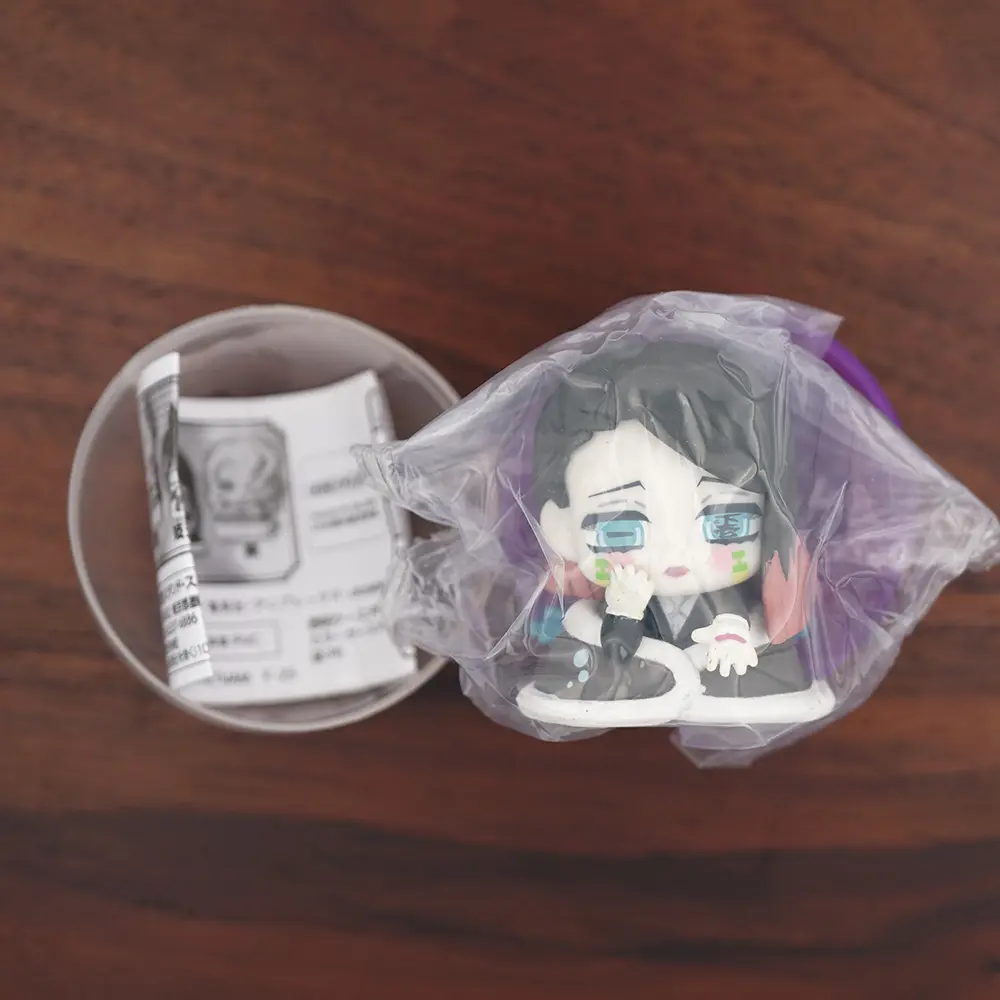 Demon Slayer Anime Kimetsu Akaza Giyuutarou Daki Enmu Rui 45mm Small Figure Original Caspule Toys Gift