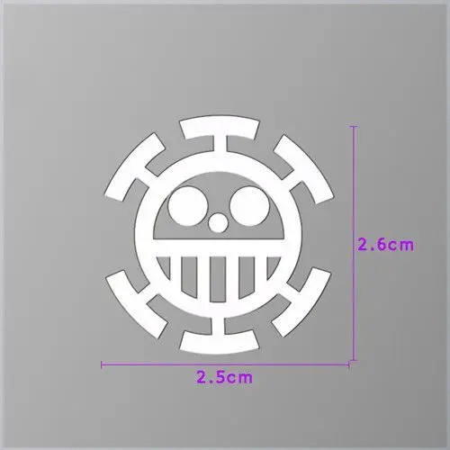 One Piece Metal Sticker Luffy Zoro Anime Peripheral Waterproof and Wear-resistant Mobile Phone Decorative Sticker