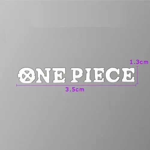 One Piece Metal Sticker Luffy Zoro Anime Peripheral Waterproof and Wear-resistant Mobile Phone Decorative Sticker