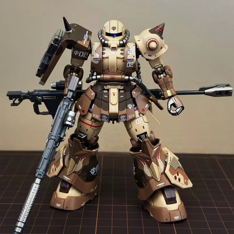 Weimei Wm Hg 1/144 Zaku Type Egba Assembly Model Kit Ms-06gd High Mobility Surface Action Figure Plastic Model Toy Customized
