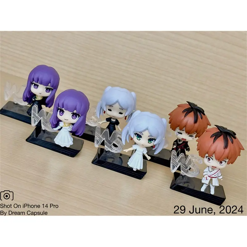 [In Stock] Official Bushiroad Gashapon - Frieren Black & White Dress Mini Figures | Anime Collectible Set