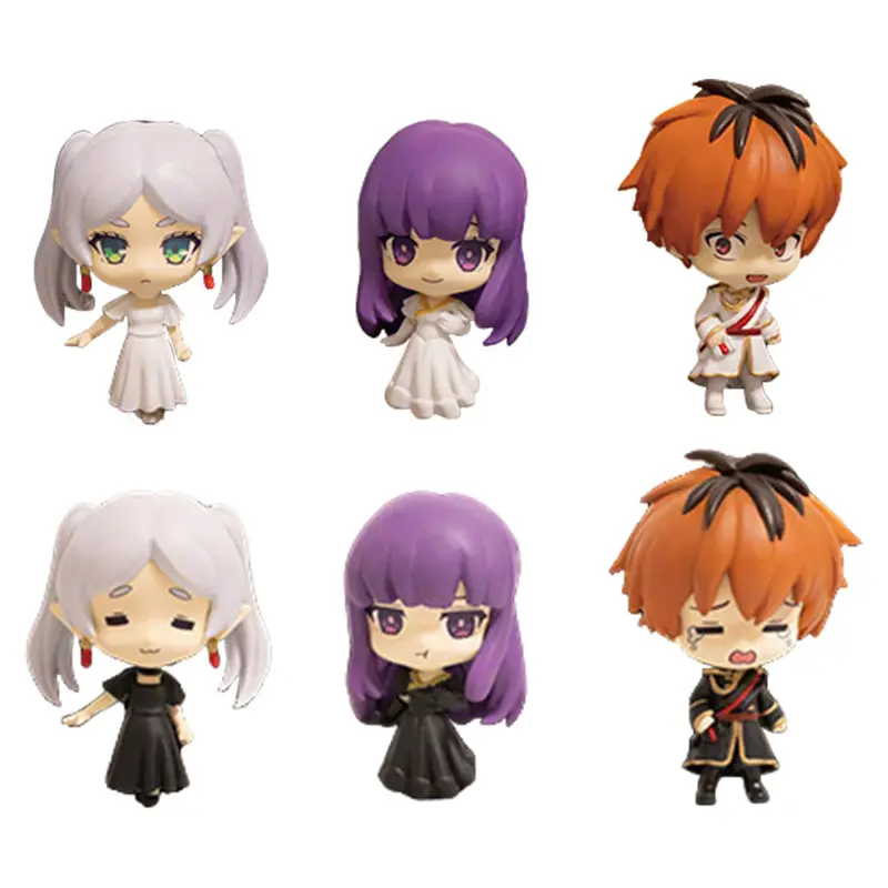 [In Stock] Official Bushiroad Gashapon - Frieren Black & White Dress Mini Figures | Anime Collectible Set