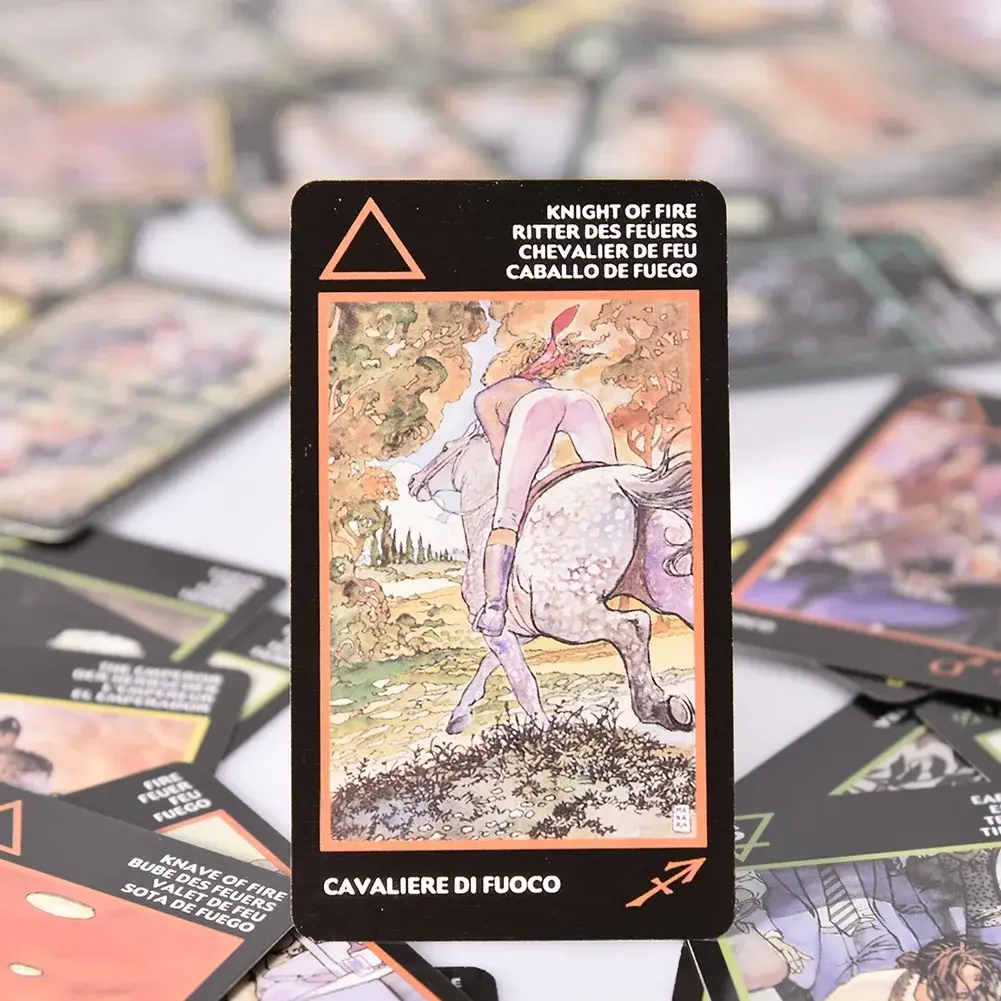 Tarot of Manara Cards A 78 Deck PDF Guidebook Divination fate tarot deck board game for personal use Playing games