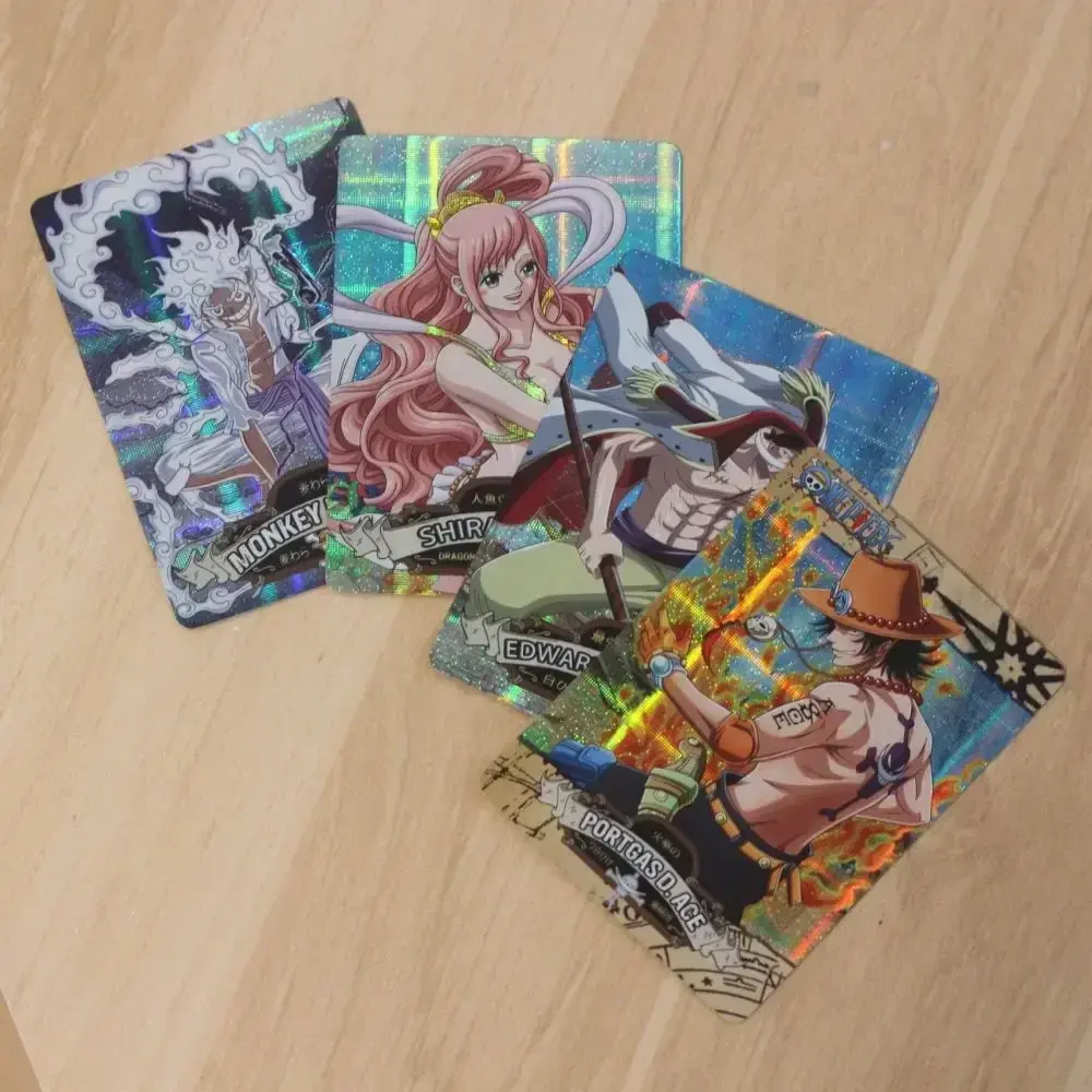 50-100Pcs One Piece Card English Version Holographic SSR Shine Collection Cards Luffy Shanks Anime Character Carte for Children~