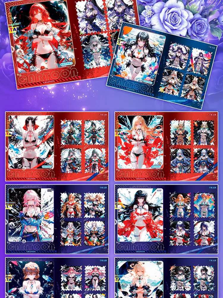 Letter is short but love is long Stamp Collection Cards Goddess Story Waifu Cards Collection Box - Doujin TCG Toy Hobbies Gifts