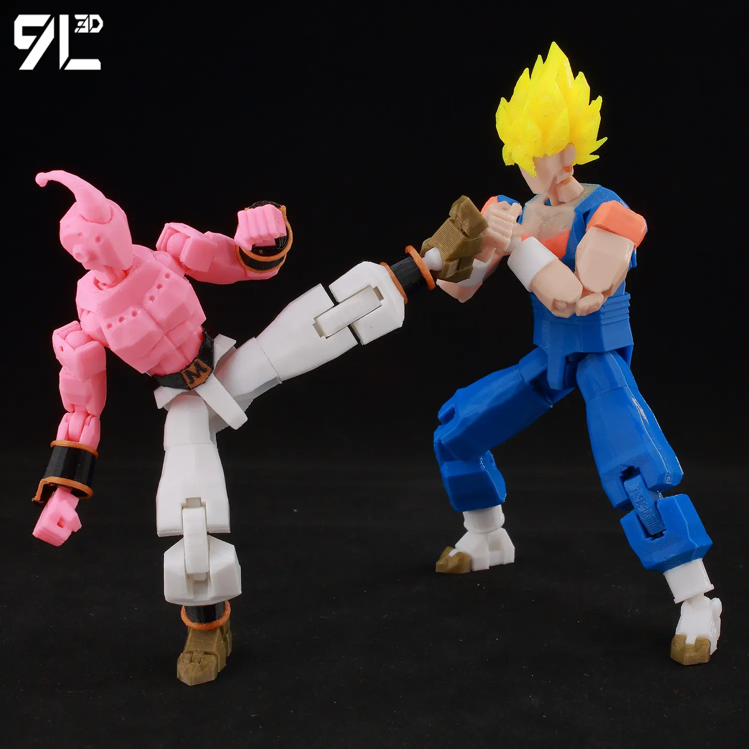 9L3D Printed Vegeta Super Saiyan Dummy Lucky13 Movable Action Figures Cheap Holiday Gift T13 Stress Relief High Precision Toys