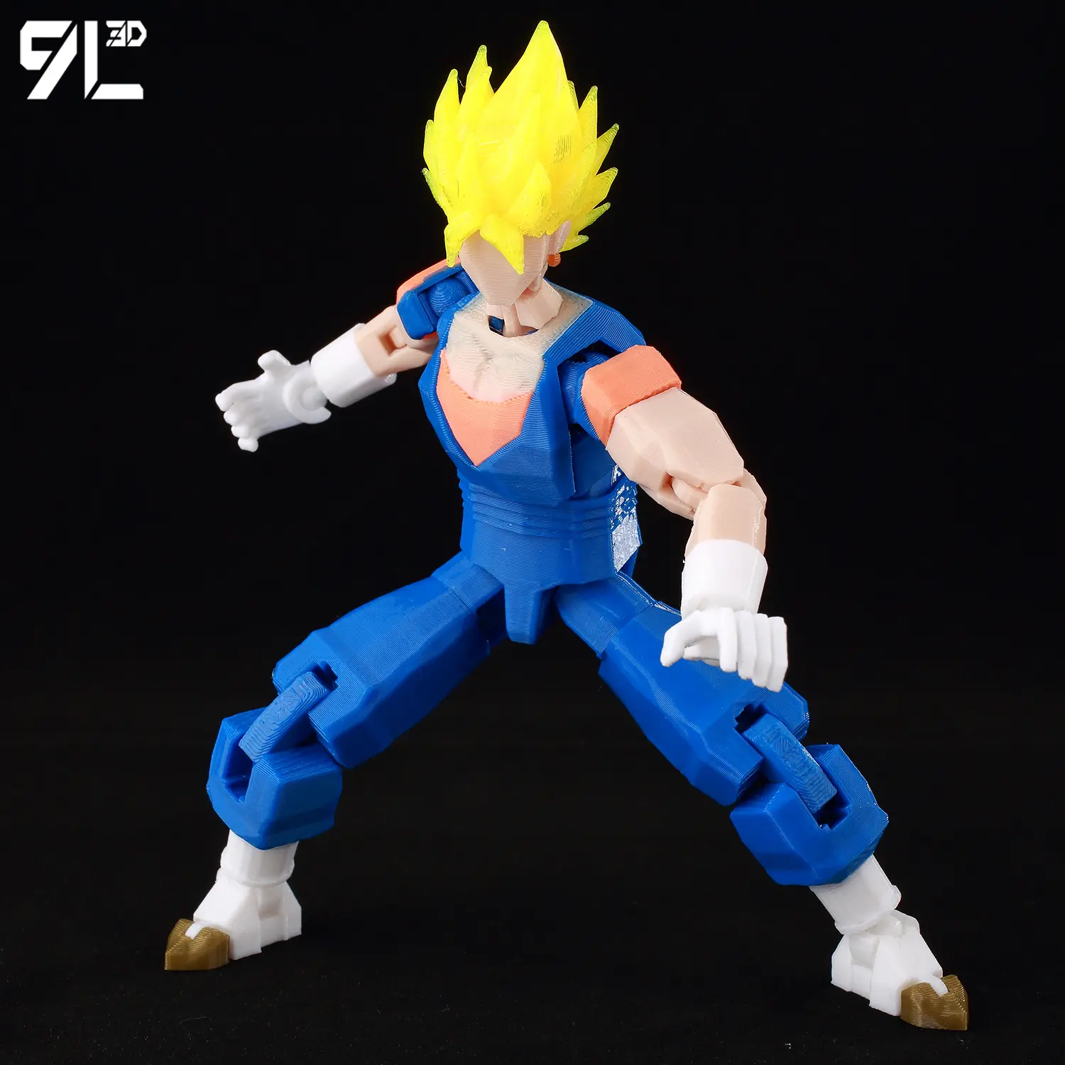 9L3D Printed Vegeta Super Saiyan Dummy Lucky13 Movable Action Figures Cheap Holiday Gift T13 Stress Relief High Precision Toys