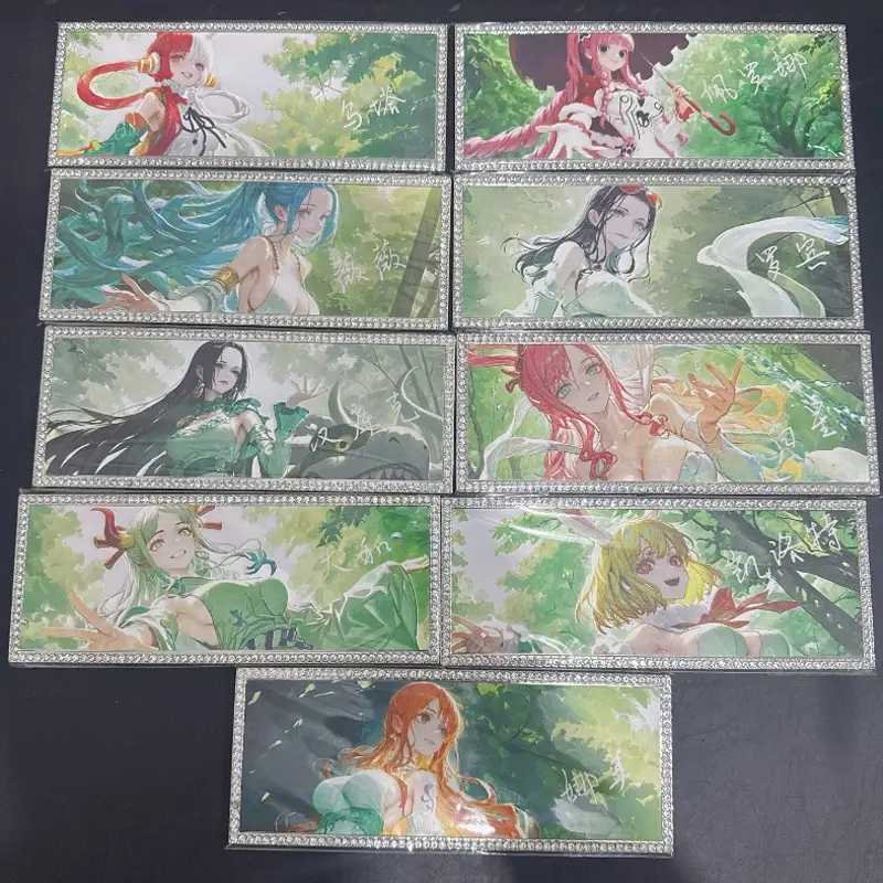 Fanmeng 2 Anime One Piece Diamonds Cards Nami Yamato Hancock Robin Uta Collection Cards Christmas Birthday Gifts Children's Toys