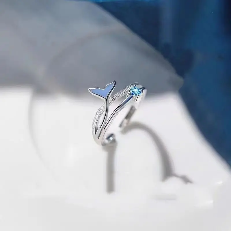 Anime Love and Deepspace Rafayel Cosplay Mermaid Foam Ring Adjustable Opening High Appearance Level Exquisite Delicacy  Ambitus