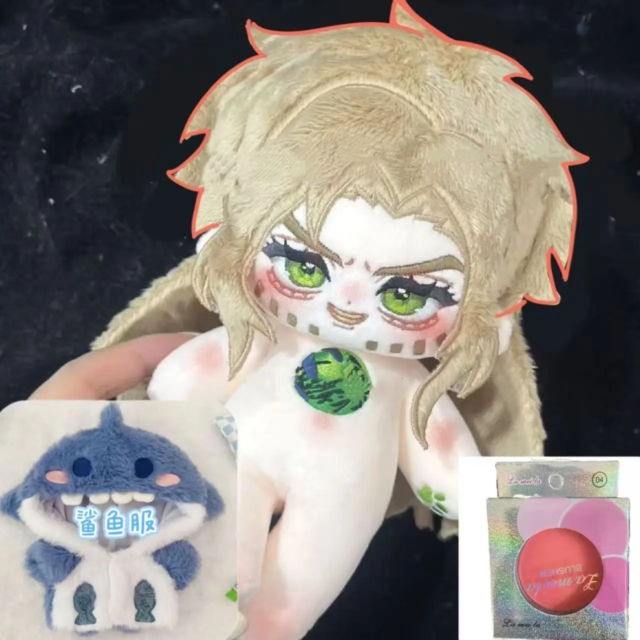 Stuffed 20cm Game Anime Jo Jo Bizarre Adventure Gyro Zeppeli Steel Ball Run Body Plush Doll Toy Soft Dress Up Cotton Kid Gift