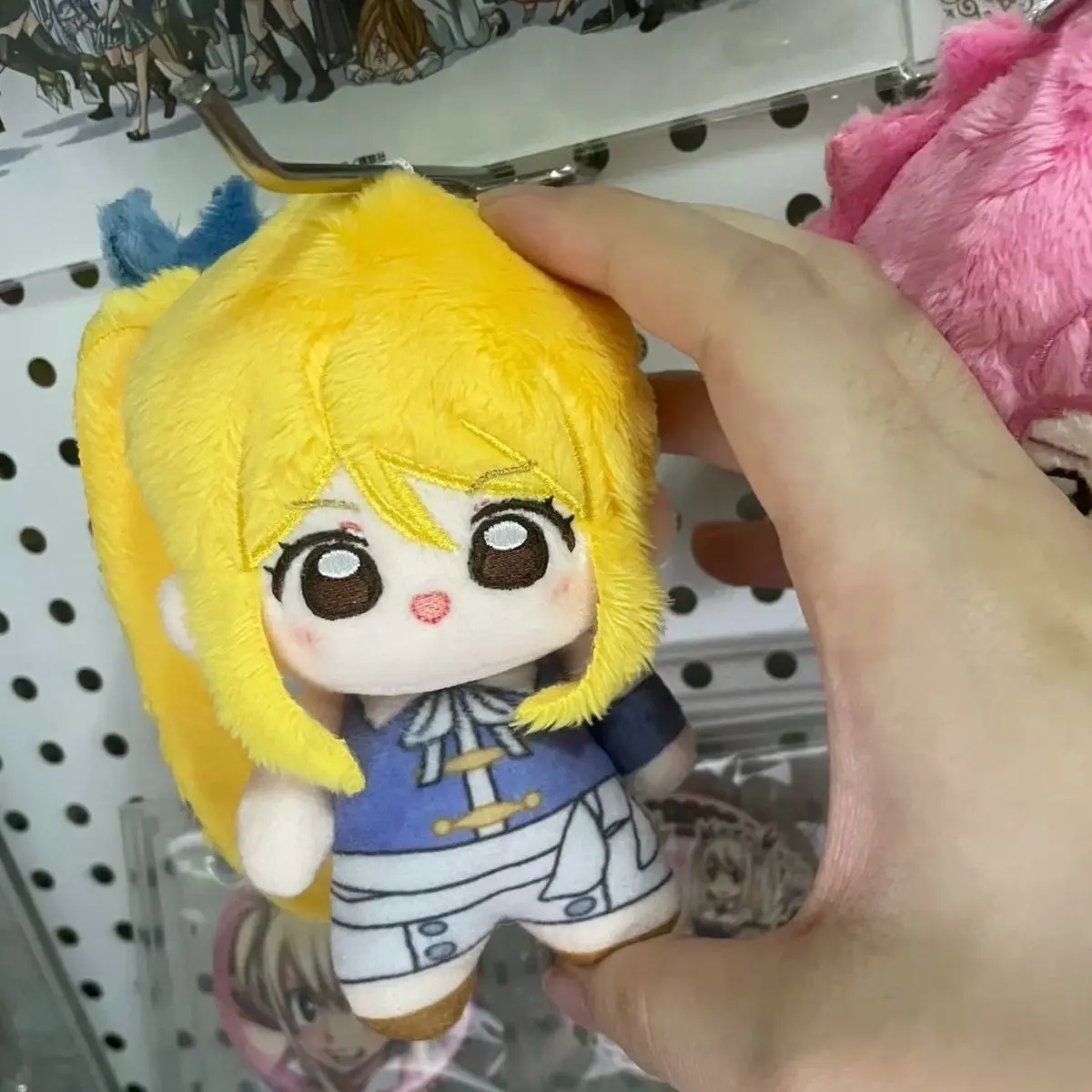 Stuffed 10cm Anime Game Fairy Tail Natsu Lucy Cartoon Plush Doll Toy COS Dress-up Children Adults Collectible Cotton Gifts