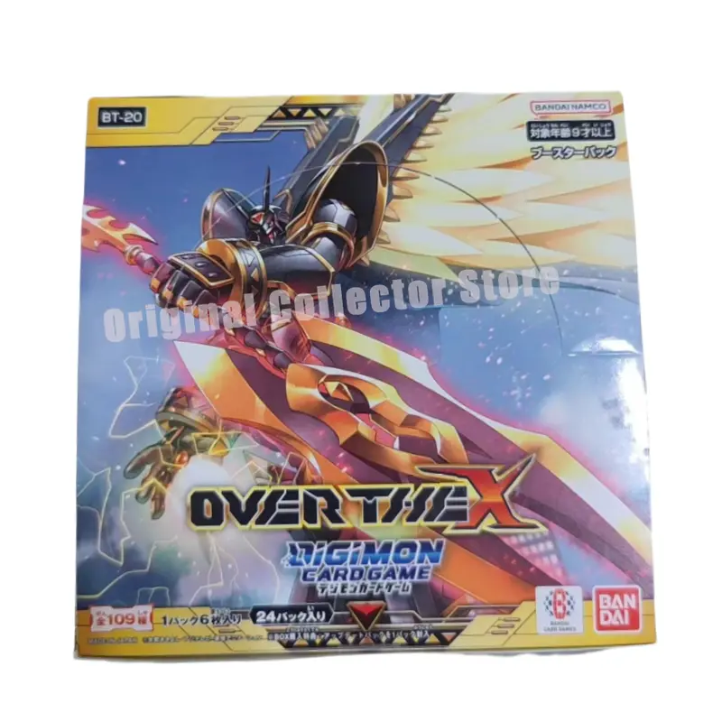 Original Bandai Digimon Cards DTCG Japanese Digital Monster Battle Card BT-20 OVER THE X Replenish Bag Collect Child Gift