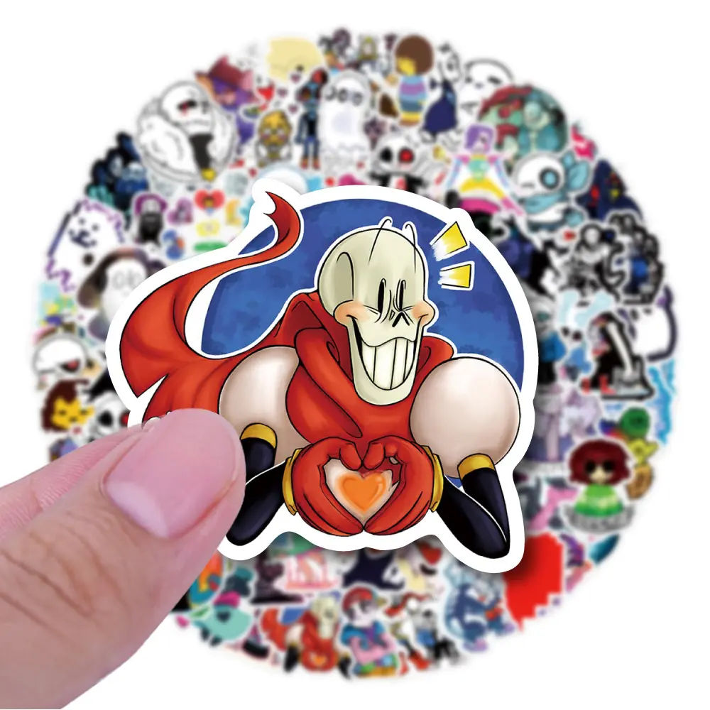 10/30/50/100PCS Game Undertale Stickers Waterproof Decals DIY Fridge Luggage Skateboard Phone Cartoon Funny Sticker Kid Toy Gift