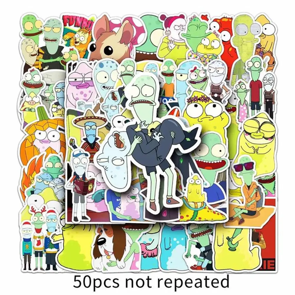10/30/50PCS Cartoon Solar Opposites Season Stickers DIY Skateboard Phone Laptop Luggage Classic Graffiti Cool Sticker Kid Toy