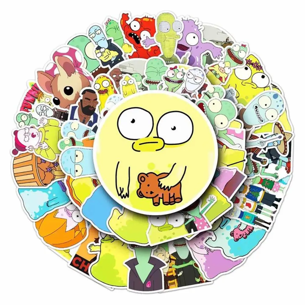 10/30/50PCS Cartoon Solar Opposites Season Stickers DIY Skateboard Phone Laptop Luggage Classic Graffiti Cool Sticker Kid Toy