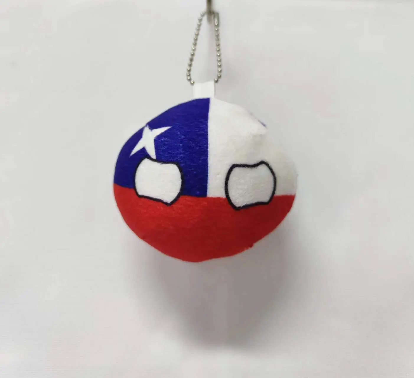 9cm/20cm Cartoon Republic of Chile Republic Polandball Plush Doll Countryball Short Stuffed Mini Doll Pendant Toy Gift
