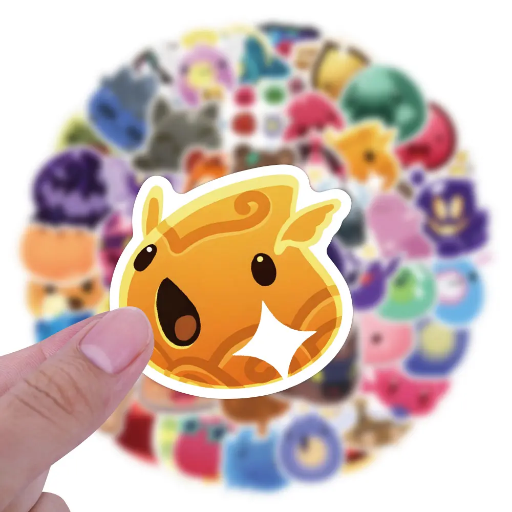 10/30/60PCS Kawaii Slime Rancher Sticker Cartoon Cute Graffiti Decoration Notebook Luggage Guitar Water Cup Waterproof Decal Toy