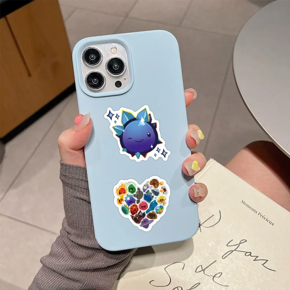 10/30/60PCS Kawaii Slime Rancher Sticker Cartoon Cute Graffiti Decoration Notebook Luggage Guitar Water Cup Waterproof Decal Toy