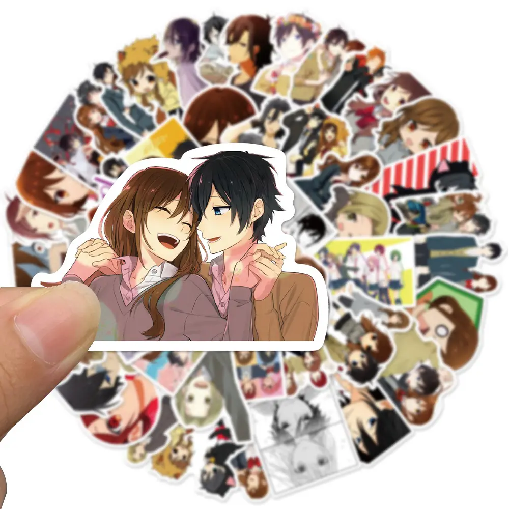 10/30/50pcs Horimiya Anime Stickers Classic Manga Decals Decoration Scrapbook Phone Case Suitcase Cute Cartoon Graffiti Sticker