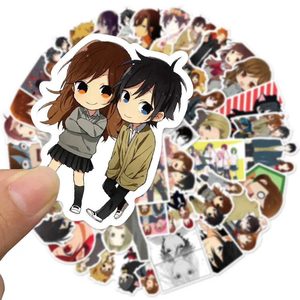 10/30/50pcs Horimiya Anime Stickers Classic Manga Decals Decoration Scrapbook Phone Case Suitcase Cute Cartoon Graffiti Sticker