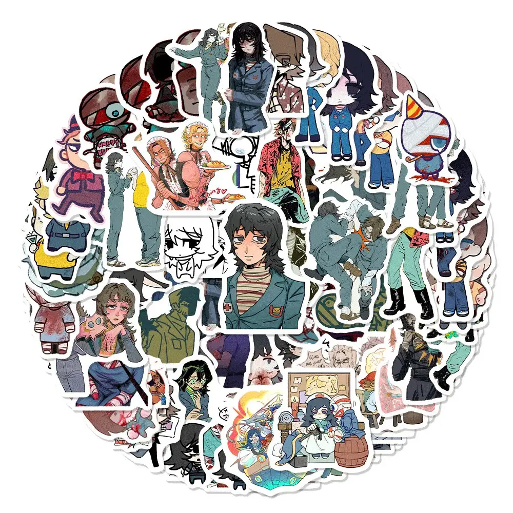 10/30/50/100pcs Mouthwashing Horror Game Stickers Funny Cartoon Decals Skateboard Phone Laptop Bike Waterproof Graffiti Sticker