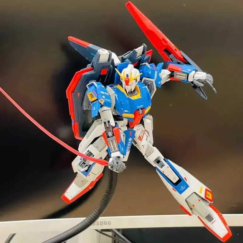 JMS Z HG 1/144 MSZ-006 ZETA  Assemble The Model Action Figures Doll Kids Toy Desktop Decoration Holiday Gifts Collectible