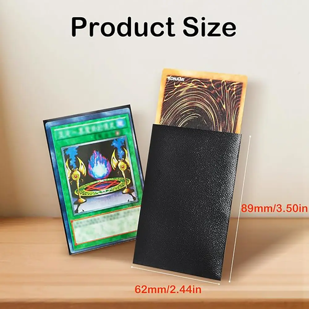 50 PCS 62x89mm Matte Japanese Size Card Sleeves Toploading Trading Cards Protector Card  Board Games for YGO