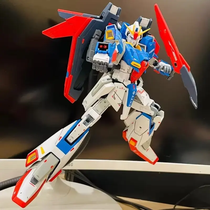 JMS Z HG 1/144 MSZ-006 ZETA  Assemble The Model Action Figures Doll Kids Toy Desktop Decoration Holiday Gifts Collectible