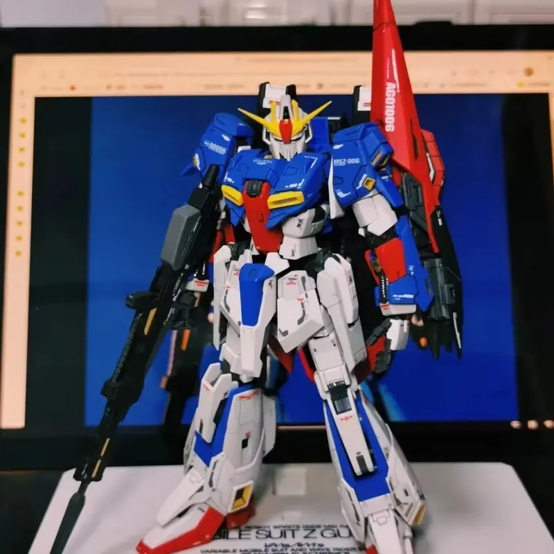JMS Z HG 1/144 MSZ-006 ZETA  Assemble The Model Action Figures Doll Kids Toy Desktop Decoration Holiday Gifts Collectible