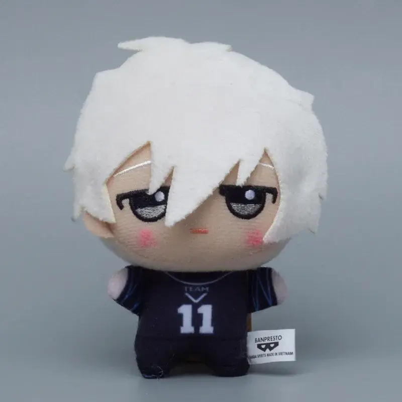 11cm Japan Anime BLUE LOCK Isagi Yoichi Chigiri Hyoma Bachira Meguru Cute Plush Cotton Doll Keychain Plushie Bag Pendant Gifts