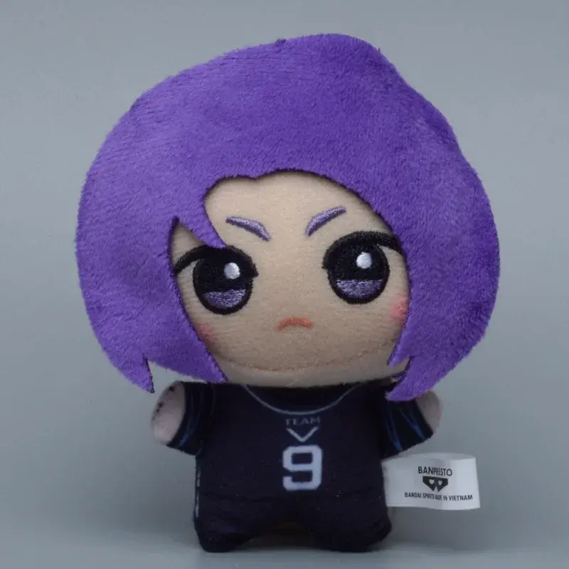 11cm Japan Anime BLUE LOCK Isagi Yoichi Chigiri Hyoma Bachira Meguru Cute Plush Cotton Doll Keychain Plushie Bag Pendant Gifts