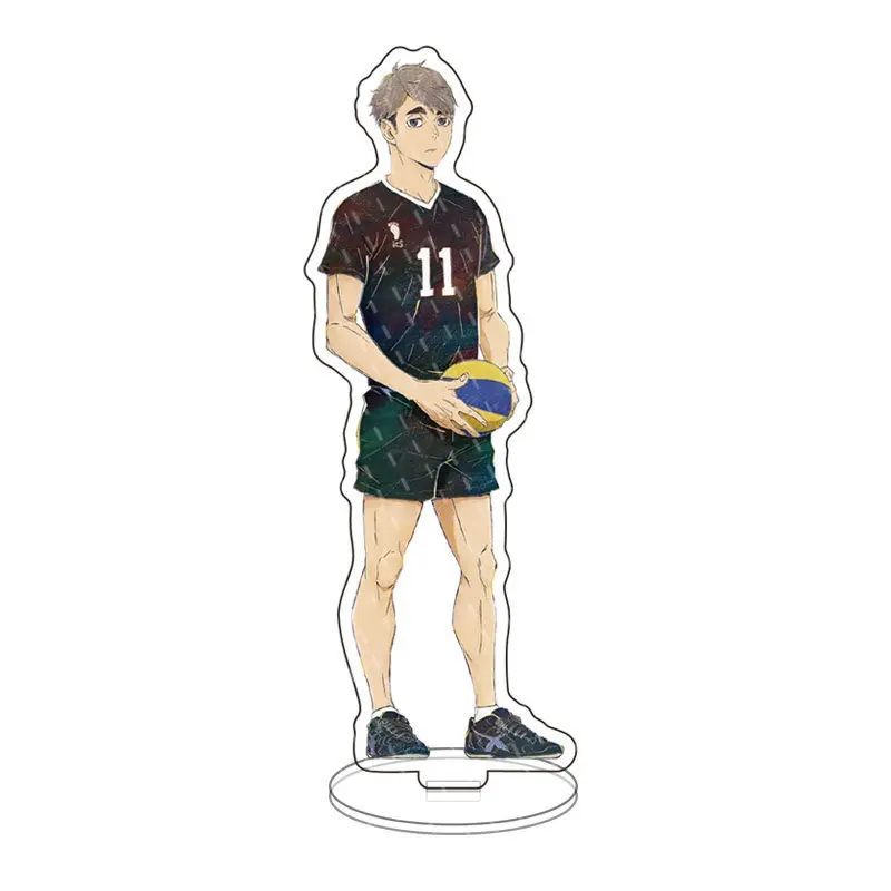 Anime H-aikyAcrylic Stand Volleyball Boys Peripheral Shoyo Hinata Kageyama Tobio Figures Model Desktop Plate Stand Model