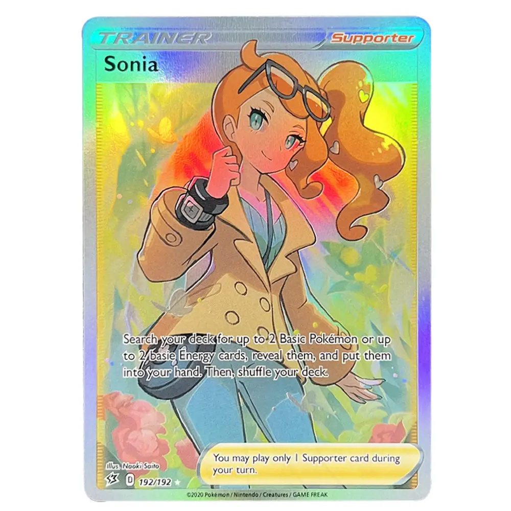 PKM Holographic Single Cards Rainbow Arceus V(BRS) Charizard Celebrations (CEL) Foil Game Collection Cards PTCG Proxy Cards
