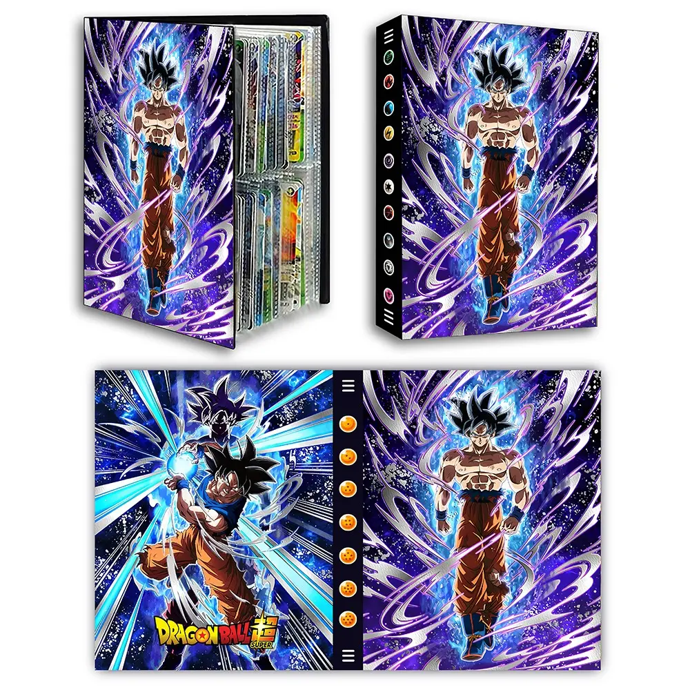 Dragon Ball Cards Album 240Pcs Card Book Map Letters Holder Binder Son Goku Vegeta Anime Card Protector Notebook Gift