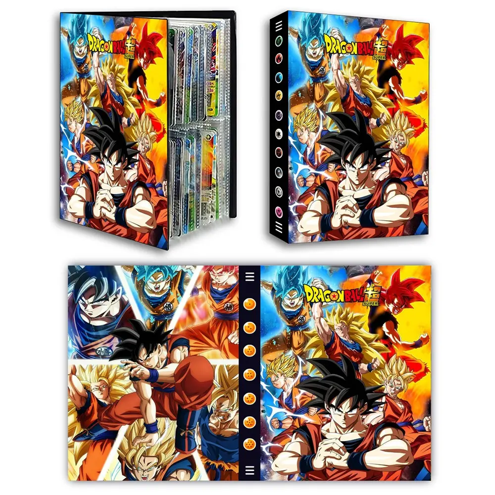 Dragon Ball Cards Album 240Pcs Card Book Map Letters Holder Binder Son Goku Vegeta Anime Card Protector Notebook Gift