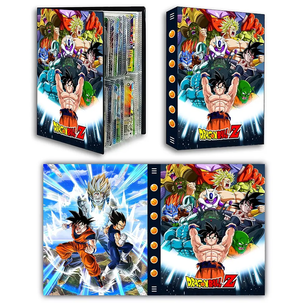 Dragon Ball Cards Album 240Pcs Card Book Map Letters Holder Binder Son Goku Vegeta Anime Card Protector Notebook Gift