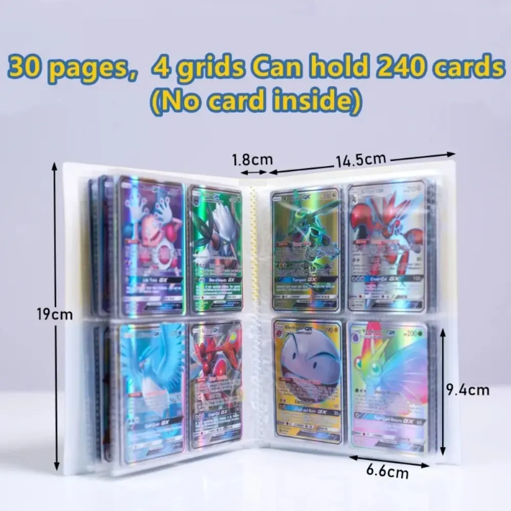 Dragon Ball Cards Album 240Pcs Card Book Map Letters Holder Binder Son Goku Vegeta Anime Card Protector Notebook Gift