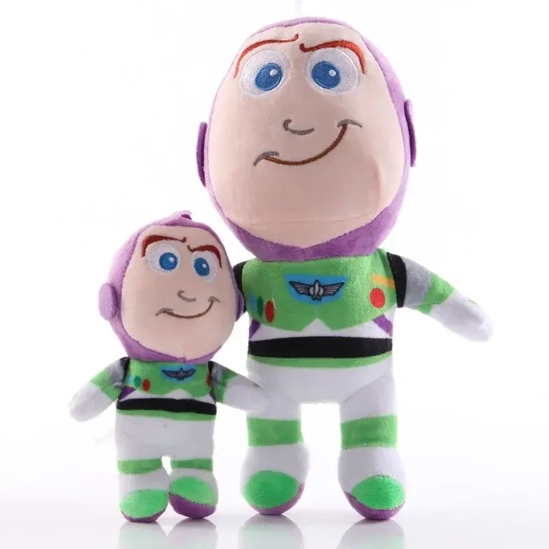 12CM 25CM Cartoon Movie Toy Story 4 Plush Toys Anime Woody & Buzz Lightyear Forky Soft Stuffed Pendent Toys For Kids Children