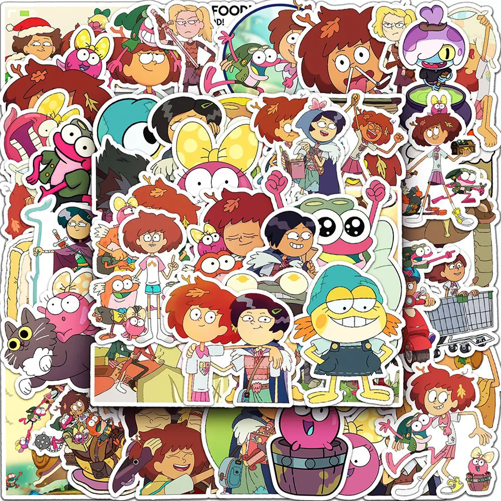 10/30/50pcs Disney Anime Amphibia Stickers Cute Cartoon Kids Sticker Toy Phone Skateboard Suitcase Fun Graffiti Decal Decoration
