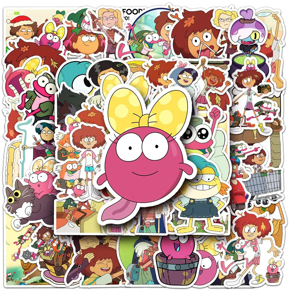 10/30/50pcs Disney Anime Amphibia Stickers Cute Cartoon Kids Sticker Toy Phone Skateboard Suitcase Fun Graffiti Decal Decoration