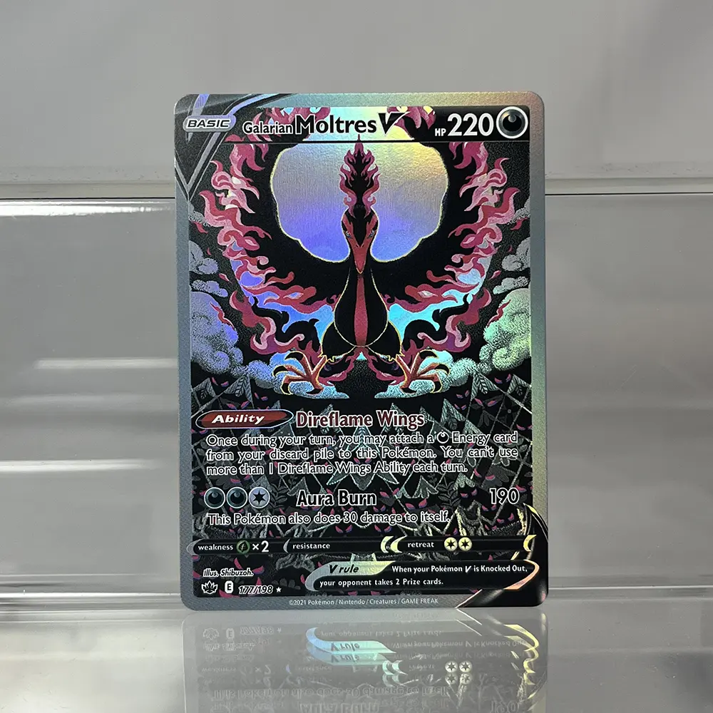 Pokémon Holographic Tranding Cards Sword-shield Charizard Empoleon Rapidash Game Collection Cards PTCG Proxy Cards