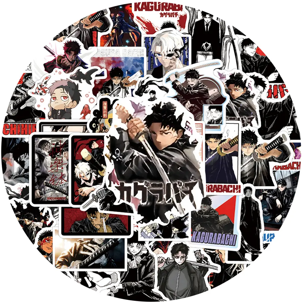 10/30/55pcs Cartoon Anime Kagurabachi Stickers Japan Manga Decals Luggage Guitar Laptop Bike Cool Waterproof Sticker Classic Toy